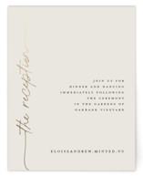 Foil-Pressed Reception Cards