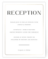 Loren Foil-Pressed Reception Cards