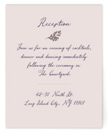 Together in Bloom Foil-Pressed Reception Cards