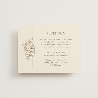Royalty Foil-Pressed Reception Cards