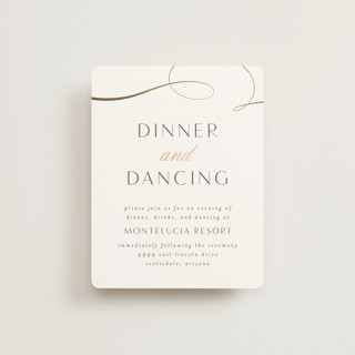 Forever And Foil-Pressed Reception Cards