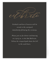 Over Monogram Foil-Pressed Reception Cards