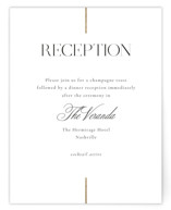 Aligned Foil-Pressed Reception Cards