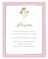 Bright Garden Foil-Pressed Reception Cards