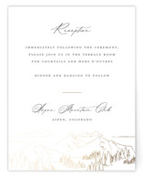 Peaks Foil-Pressed Reception Cards