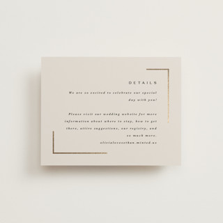 Corners Foil-Pressed Reception Cards