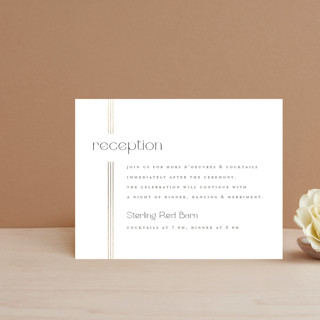 amazake Foil-Pressed Reception Cards