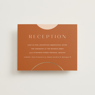 Boheme Foil-Pressed Reception Cards