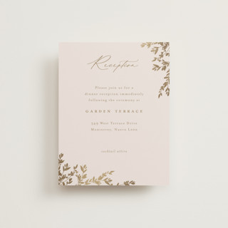 Classique Foil-Pressed Reception Cards