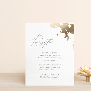 far and away Foil-Pressed Reception Cards