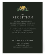 Embellished Foil-Pressed Reception Cards