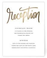 Foil-Pressed Reception Cards