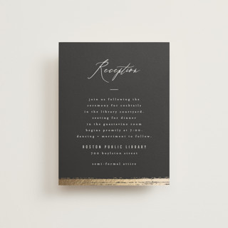 Panache Foil-Pressed Reception Cards