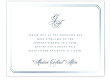 othellolagkage Foil-Pressed Reception Cards