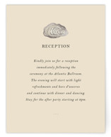 Cove Foil-Pressed Reception Cards