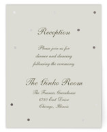 Pearls Foil-Pressed Reception Cards