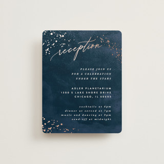 Cosmos Foil-Pressed Reception Cards