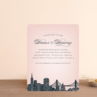 Big City - San Francisco Foil-Pressed Reception Cards
