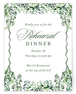 gates and pillars Rehearsal Dinner Cards