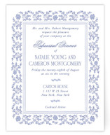 Embroidered Rehearsal Dinner Cards