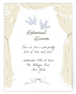 Birds of Paradise Rehearsal Dinner Cards