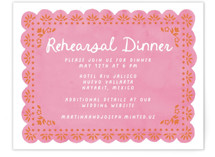 Vienes Rehearsal Dinner Cards