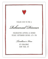 Two Hearts Rehearsal Dinner Cards