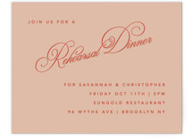 Vivid Rehearsal Dinner Cards