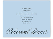 Tarte Tatin Rehearsal Dinner Cards