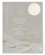 Foil-Pressed Rehearsal Dinner Cards