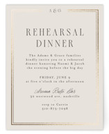 Grace Foil-Pressed Rehearsal Dinner Cards