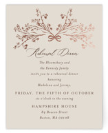 Foil-Pressed Rehearsal Dinner Cards