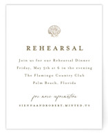 Foil-Pressed Rehearsal Dinner Cards