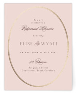 Foil-Pressed Rehearsal Dinner Cards