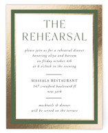 Foil-Pressed Rehearsal Dinner Cards