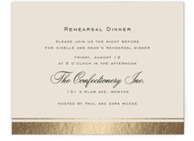 krytharaki Foil-Pressed Rehearsal Dinner Cards