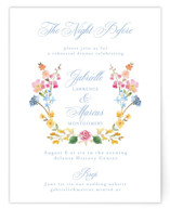 Everlasting Romance Foil-Pressed Rehearsal Dinner Cards