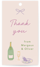 Dining Rehearsal Dinner Favor Tags