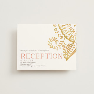 Modern Mehndi Reception Cards
