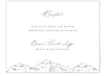 Mountainview Reception Cards