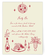 Vintage Lovers Reception Cards