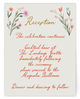 Chantilly Reception Cards