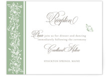 Romantic Garden Reception Cards