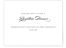 Charming Go Lightly Reception Cards