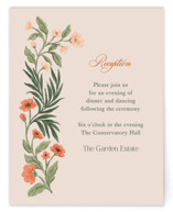 Garden Heirloom Reception Cards