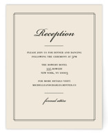 Uptown Formal Reception Cards