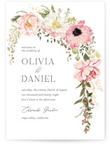 Timeless Blooms Foil-Pressed Religious and Cultural Folded Wedding Programs