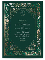 Foil-Pressed Religious and Cultural Folded Wedding Programs