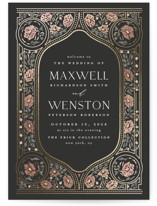Foil-Pressed Religious and Cultural Folded Wedding Programs