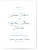 Religious and Cultural Folded Wedding Programs